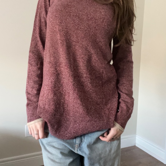 Roots - Marled Knit Crewneck Sweater: Women's Size S - Picture 3 of 6